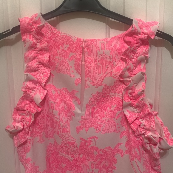 NWT Lilly Pulitzer Kailee Sleeveless Ruffle Top - Picture 2 of 9